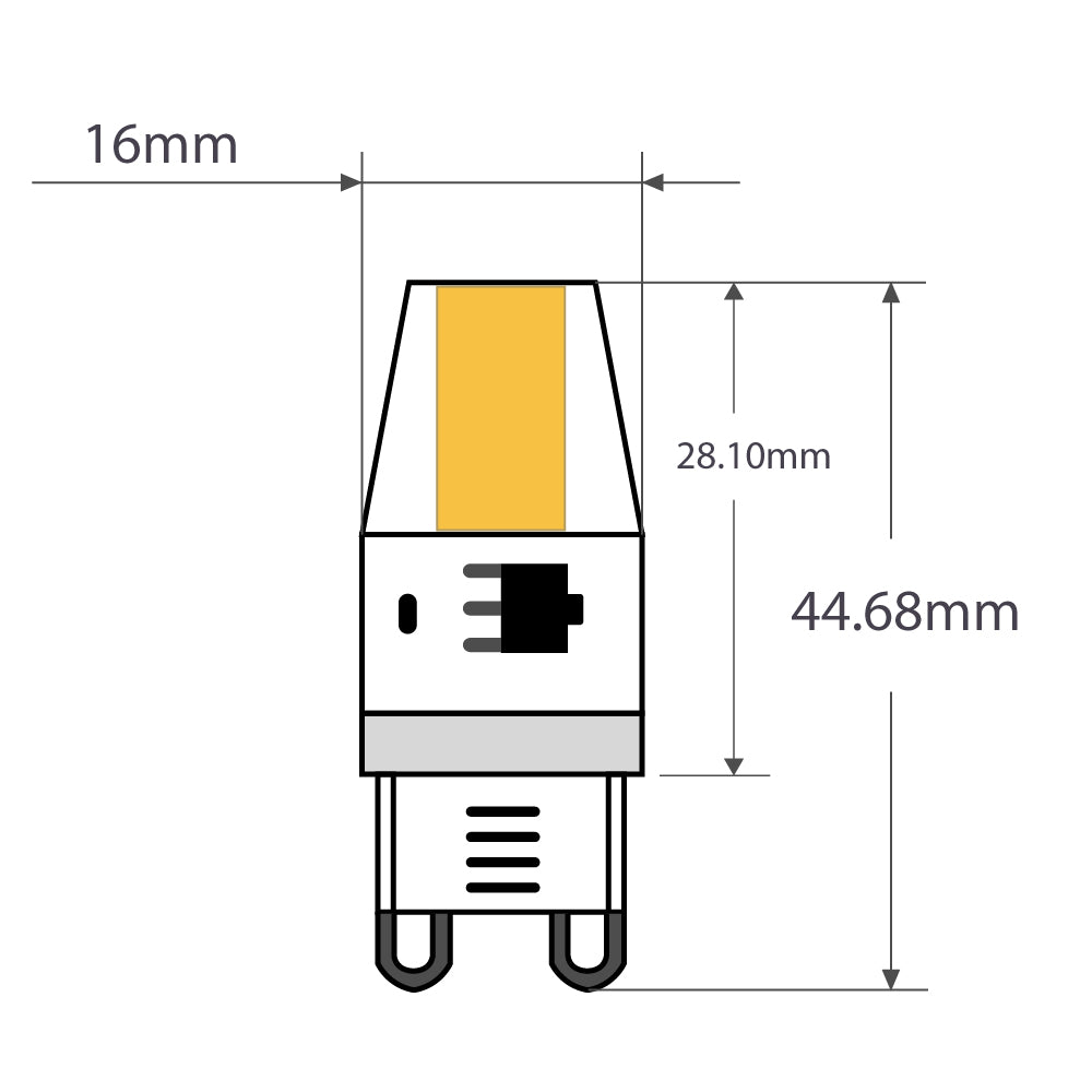 2W/3W/5W G9 Dimmable LED Bulbs