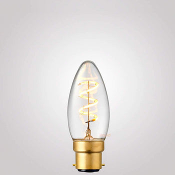 3W Vintage Candle Dimmable LED Bulbs 2200K