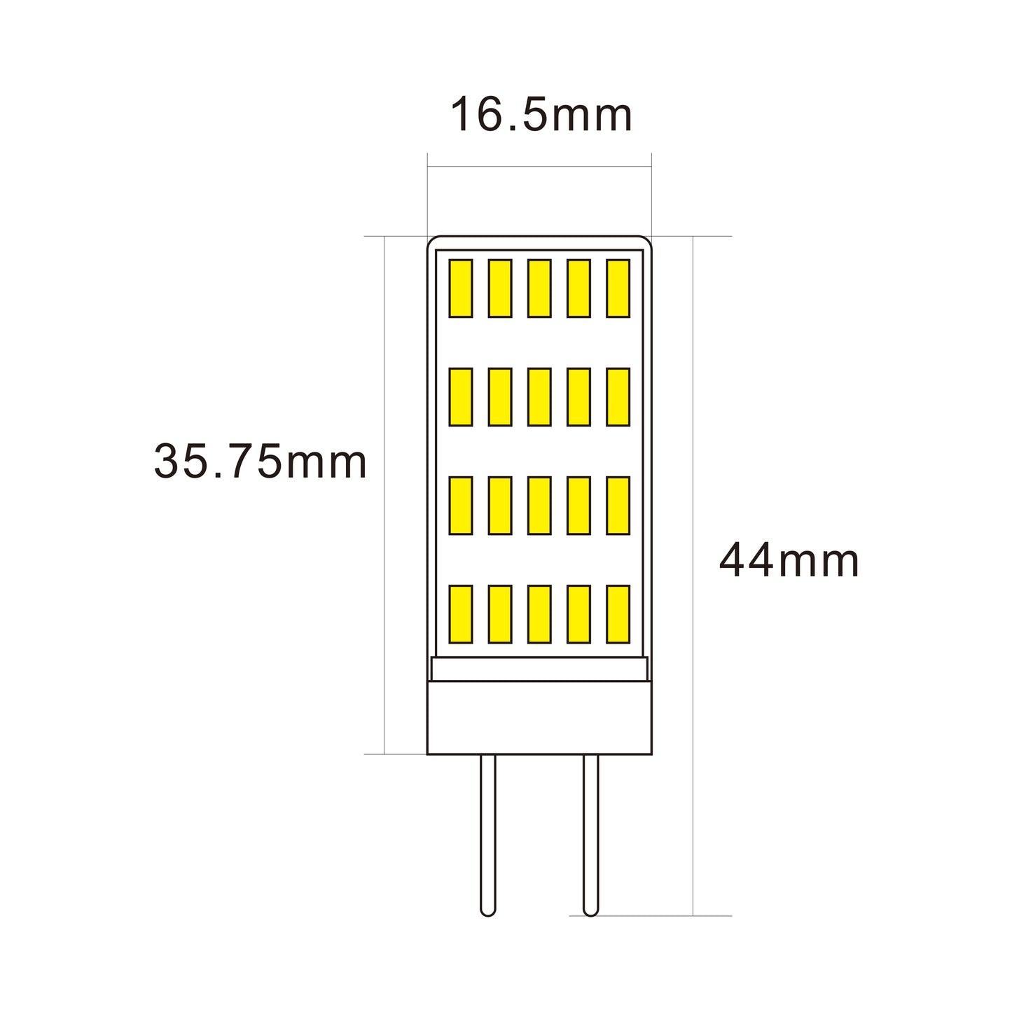 2W/3W G4 Dimmable LED Bi-Pin