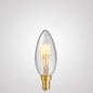 3W Candle Dimmable Tre Loop LED Bulb (E14) in Extra Warm White_lit LiquidLEDs