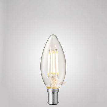 4W Candle Dimmable LED Bulbs 2200K/2700K/3000K