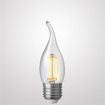 4W Flame Tip Candle Dimmable LED Bulbs 2700K/4000K