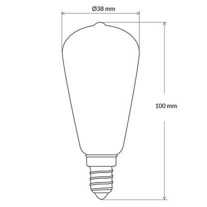 3W Dimmable Mini Edison LED Bulb